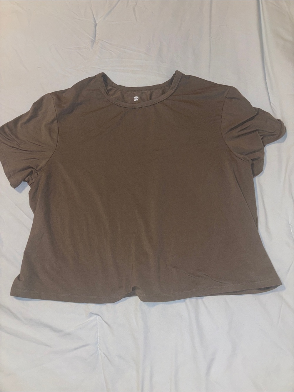 all in motion Women's Short Sleeve Crewneck Tee - Brown